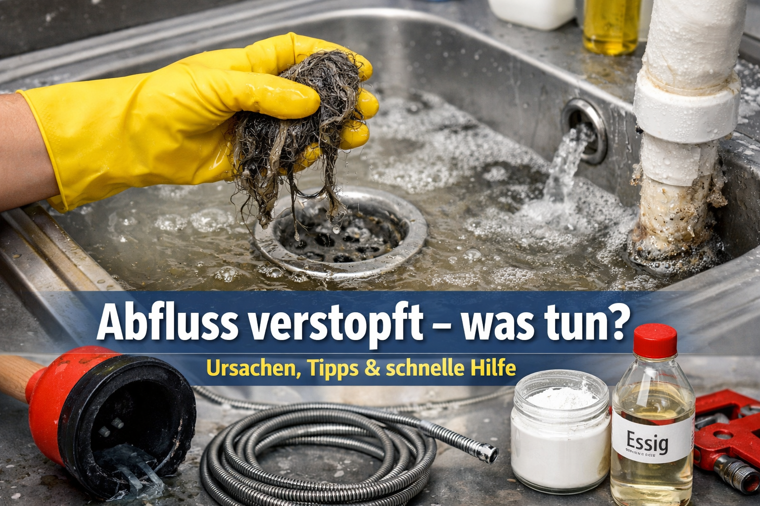 Abfluss verstopft was tun